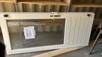 Hardhouten keukendeur, Gebruikt, Raamkozijn, Hout, Ophalen