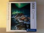 Puzzel 1000 stukjes Clementoni noorderlicht, Ophalen of Verzenden, 500 t/m 1500 stukjes, Zo goed als nieuw, Legpuzzel