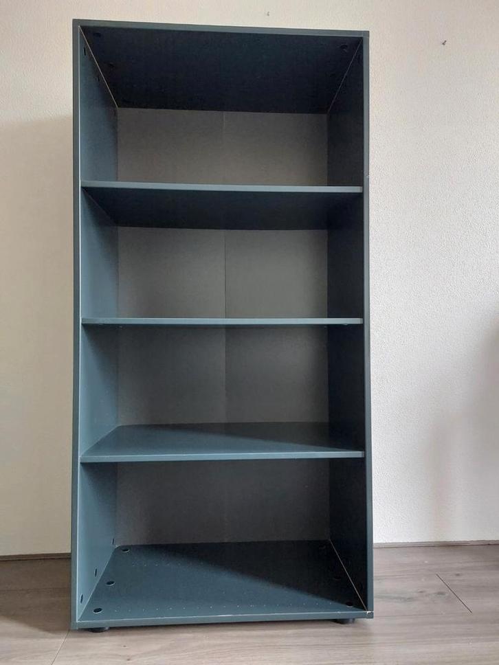 Open kast van Manis-h, MDF, donker grijs, Huis en Inrichting, Kasten | Wandmeubels, Gebruikt, Minder dan 150 cm, 25 tot 50 cm