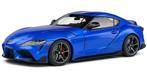 Toyota Supra GR 2021 blauw-metallic van Solido 1:18