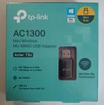 TP-Link AC1300 Mini Draadloze MU-MIMO USB Adapter, Computers en Software, Netwerkkaarten, Ophalen of Verzenden, Nieuw, Extern