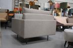 2 x luxe fauteuil loveseat JAZZ Jess design stof naturel, Huis en Inrichting, Fauteuils, Ophalen, 75 tot 100 cm, Zo goed als nieuw