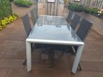 Tuinset zie foto's, Tuin en Terras, Tuinsets en Loungesets, Ophalen, Zo goed als nieuw, Aluminium