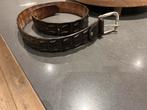 Croco Riem - Hoge Kwaliteit - Maat 90, Kleding | Heren, Riemen en Ceinturen, Bruin, Echt leder, Minder dan 95 cm, Ophalen of Verzenden