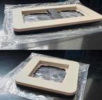 Gira E3 Afdekramen Zand Soft-Touch + Draagframe Antraciet, Ophalen of Verzenden, Nieuw, Overige typen