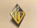 Metalen ACB VOETBALCLUB Speld (Geel/Blauw)., Verzamelen, Speldjes, Pins en Buttons, Verzenden, Zo goed als nieuw, Sport, Speldje of Pin