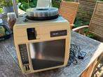 Telex Caramate diaprojector met scherm en cassettedeck, Ophalen, Gebruikt, Met scherm