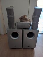 Canton CX 7.2 Surround Set met 2 Subwoofers + Speakerbeugels, 70 watt of meer, Zo goed als nieuw, 5.1-systeem, Overige spelers