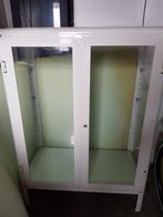 Vitrinekast Fabrikor 2 stuks wit., Ophalen, 25 tot 50 cm, 50 tot 100 cm