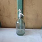 Spuitwaterfles sodafles blank glas origineel spuitfles, Antiek en Kunst, Ophalen of Verzenden