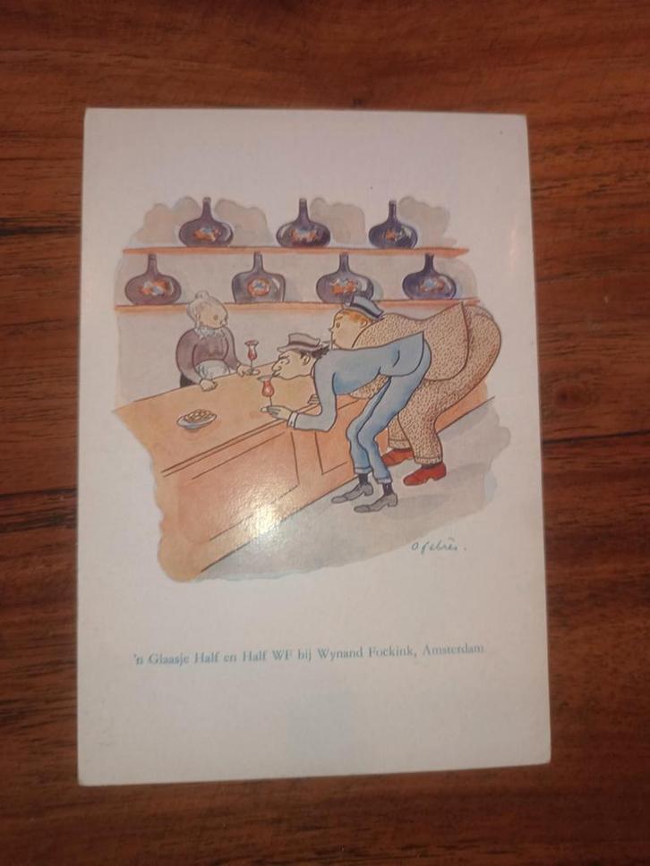 Wynand Fockink Amsterdam Ansichtkaart, Verzamelen, Ansichtkaarten | Nederland, Ongelopen, Noord-Holland, 1960 tot 1980, Ophalen of Verzenden