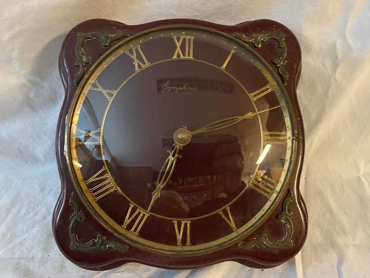 Elektrische klok op batterij, Antiek en Kunst, Antiek | Klokken, Ophalen of Verzenden