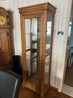 Eikenhouten vitrinekast, Huis en Inrichting, Ophalen, Met deur(en), Eikenhout, 50 tot 100 cm