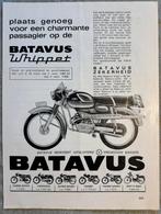 Advertentie Batavus Whippet 1966 JLO G49, Verzenden, 1960 tot 1980, Nederland, Knipsel(s)