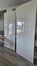 IKEA PAX Schuifdeur, set v/ 2, hoogglans wit,(2x 100x236 cm), Ophalen, 200 cm of meer, Zo goed als nieuw, 200 cm of meer