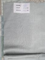 Lap stof grijs met kleine bruine streepje., Hobby en Vrije tijd, Stoffen en Lappen, 120 cm of meer, Ophalen of Verzenden, Katoen