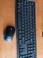 Logitech draadloos toetsenbord en muis, Ophalen of Verzenden, Qwerty, Zo goed als nieuw, Draadloos