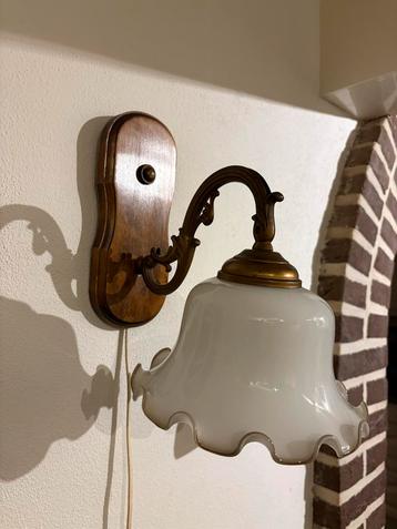Antieke leuke Wandlamp voor Café of Woning beschikbaar voor biedingen