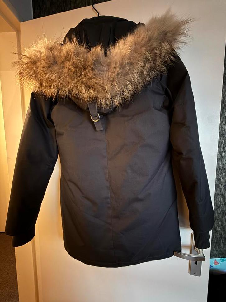 Air Force Winterjas Maat L, Kleding | Dames, Jassen | Winter, Zo goed als nieuw, Maat 42/44 (L), Grijs, Ophalen of Verzenden