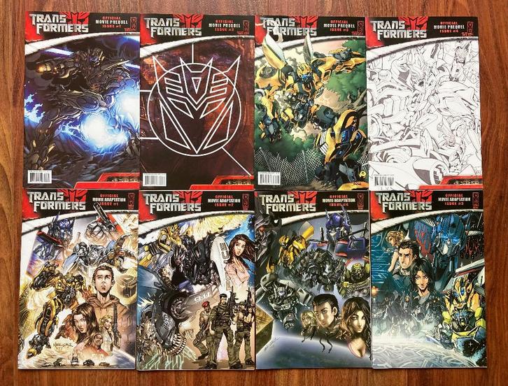 IDW Transformers Movie Prequel & Adaptation Comics, Boeken, Strips | Comics, Nieuw, Complete serie of reeks, Amerika, Ophalen of Verzenden