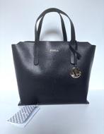 FURLA Zwart leer hand tas bag, Sieraden, Tassen en Uiterlijk, Tassen | Damestassen, Ophalen of Verzenden, Zo goed als nieuw, Zwart