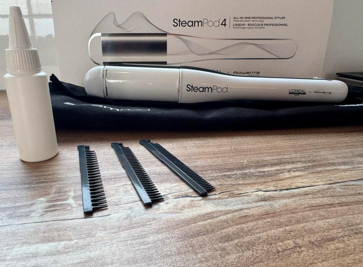 L'Oréal Steampod 4.0 ZGAN + 1 jaar fabrieksgarantie, Witgoed en Apparatuur, Persoonlijke-verzorgingsapparatuur, Zo goed als nieuw