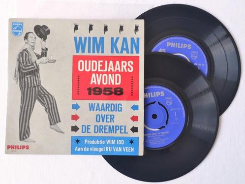 Wim Kan – Oudejaarsavond Conference 1958 & 1960 (2x EP), Cd's en Dvd's, Vinyl Singles, Zo goed als nieuw, EP, Humor en Cabaret