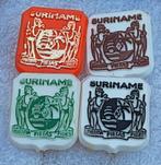 4 Speldjes Suriname, Verzamelen, Speldjes, Pins en Buttons, Gebruikt, Ophalen of Verzenden, Speldje of Pin, Overige onderwerpen