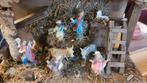 Vintage kerststal, Ophalen of Verzenden, Gebruikt