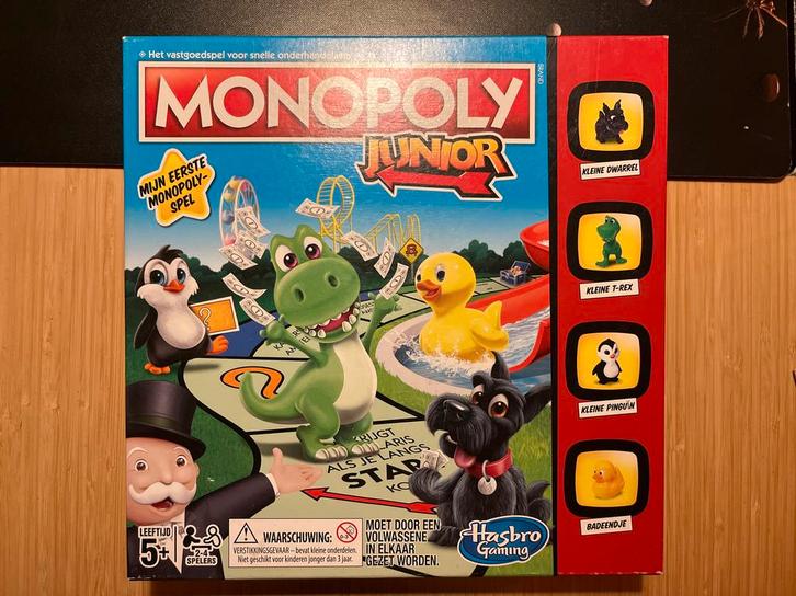 Monopoly Junior - Mijn Eerste Monopoly Spel, Hobby en Vrije tijd, Gezelschapsspellen | Bordspellen, Zo goed als nieuw, Ophalen of Verzenden
