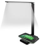 Bureaulamp zwart design met oplaadfunctie smartphone, Ophalen of Verzenden, Zo goed als nieuw