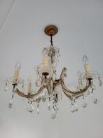 Elegante kroonluchter met kristallen, Antiek en Kunst, Antiek | Lampen, Ophalen of Verzenden