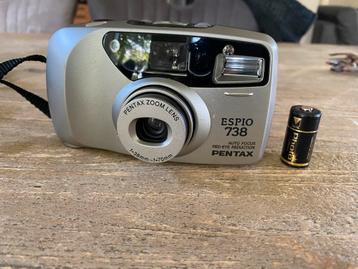 Vintage Pentax espio738 analoge top camera beschikbaar voor biedingen