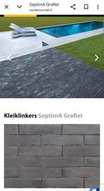 9m2 nieuwe keramische klinkers SeptimA Grafietgrijs-moet weg, Tuin en Terras, Ophalen, Keramiek, Klinkers, Nieuw