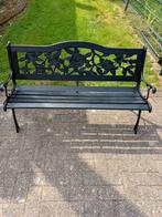 Tuinbank met gietijzeren zijkanten., Tuin en Terras, Tuinbanken, Ophalen, Zo goed als nieuw, Metaal