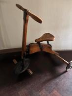 Antiek houten kinderfiets, Ophalen