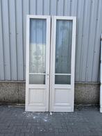 Prachtige antieke ensuitedeuren met geetst glas 71 x 285, La belle porte, Jurgen.hoogenboezem@gmail.com, Binnendeur, Ophalen of Verzenden