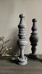 Houten ornament set 3 delig hout setje stoer sober landelijk, Verzenden, Nieuw