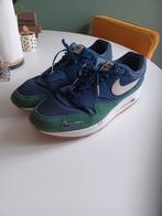 Air max 1 nike us 14, Blauw, Ophalen of Verzenden, Zo goed als nieuw, Sneakers of Gympen