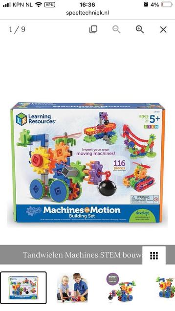 STEM tandwielen set Learning Resources Machines in Motion beschikbaar voor biedingen