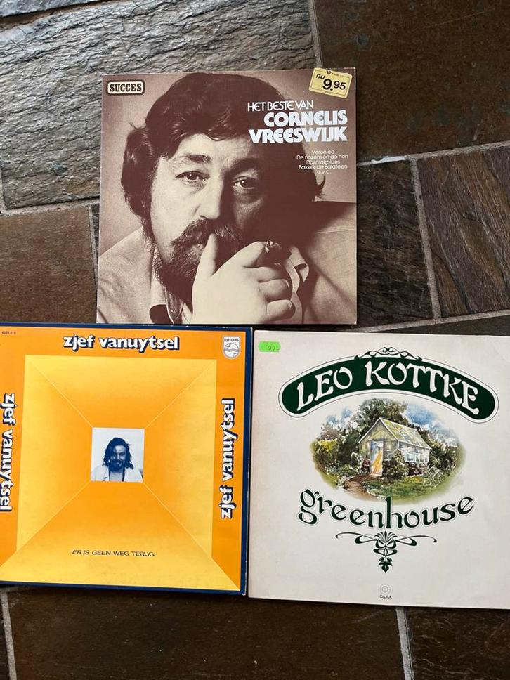 Nederlandstalige LP's: Cornelis Vreeswijk, Zjef Vanuytsel, Cd's en Dvd's, Vinyl | Overige Vinyl, Gebruikt, 12 inch, Ophalen of Verzenden
