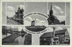 Groeten uit Hensbroek*Landschap-Molen-oud-Obdam-Rustenburg, Ophalen of Verzenden, 1940 tot 1960, Gelopen, Noord-Holland