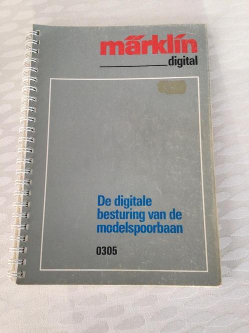 Marklin 0305 - De digitale besturing, Hobby en Vrije tijd, Modeltreinen | H0, Zo goed als nieuw, Boek, Tijdschrift of Catalogus