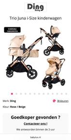 Ding Trio Juna I-Size, Kinderen en Baby's, Kinderwagens en Combinaties, Nieuw, Combiwagen, Met reiswieg, Ophalen