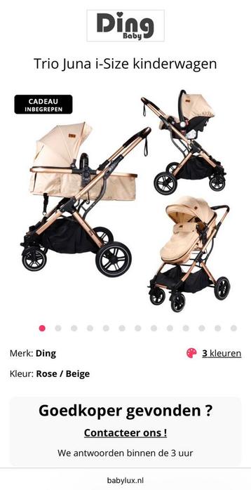 Ding Trio Juna I-Size beschikbaar voor biedingen