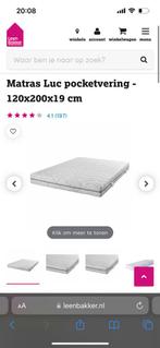 Matras pocketvering 120x200x19, Huis en Inrichting, Slaapkamer | Matrassen en Bedbodems, Eenpersoons, Zo goed als nieuw, Ophalen