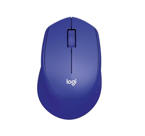 Logitech M330 Silent Plus - Draadloze Muis - Blauw, Computers en Software, Muizen, Nieuw, Muis, Rechtshandig, Draadloos, Ergonomisch