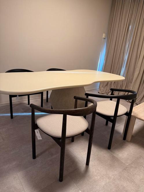 Echt eiken eetkamer stoelen, Huis en Inrichting, Stoelen, Nieuw, Vijf, Zes of meer stoelen, Bruin, Ophalen