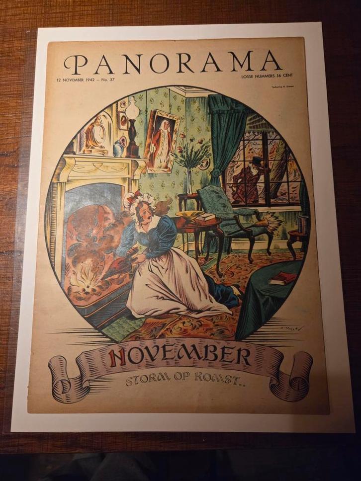 Panorama Magazine 12 November 1942, Boeken, Tijdschriften en Kranten, Gelezen, Overige typen, Ophalen of Verzenden