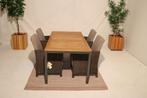 4 4so stoelen met tafeltje #52, Ophalen of Verzenden, Zo goed als nieuw, Tuinset, Eettafel